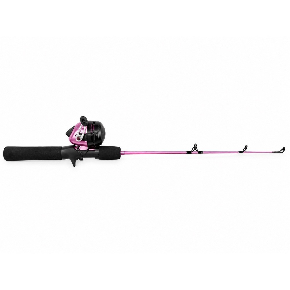 Shakespeare Pitchin' Stik 30" Spincast Combo Pink Youth Fishing Rod & Reel